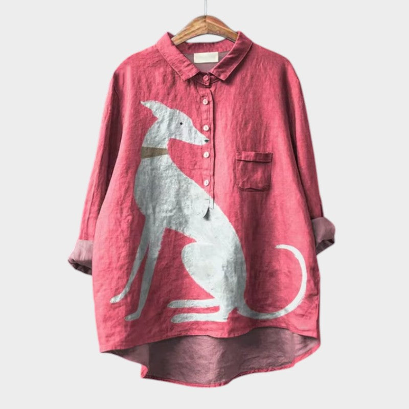 Amelie | Elegant Linen Summer Shirt