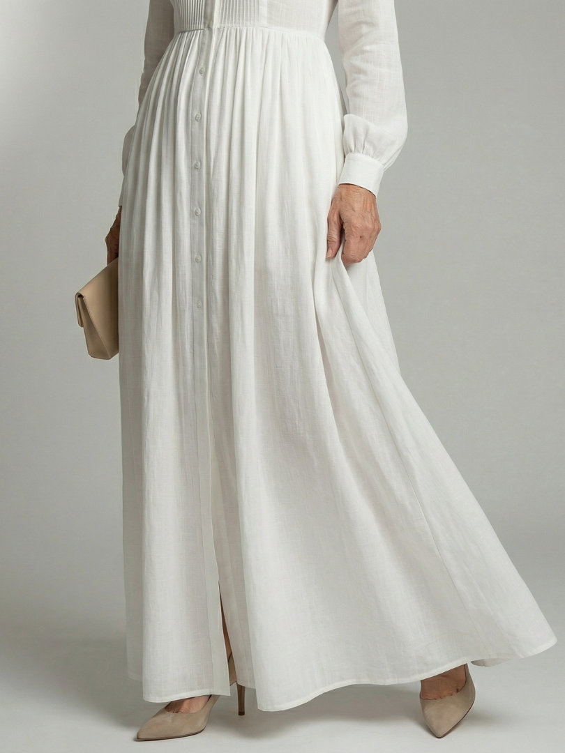 Agnieszka | Maxi dress with flowing fabric