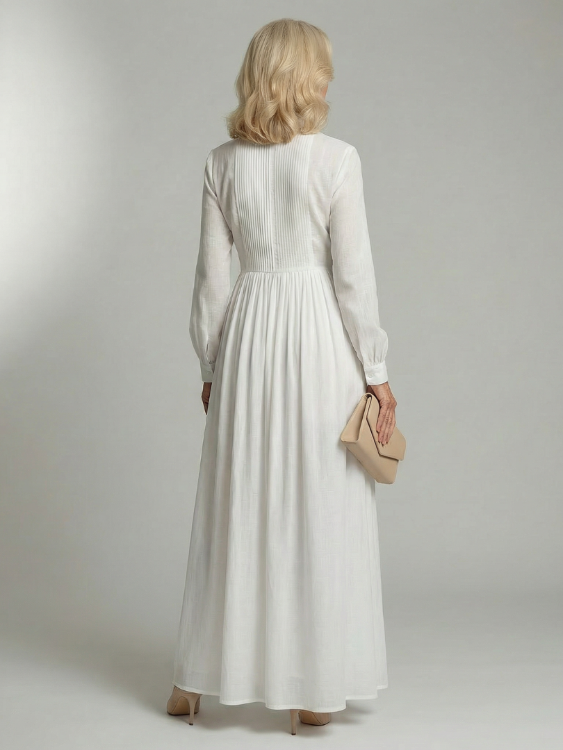 Agnieszka | Maxi dress with flowing fabric