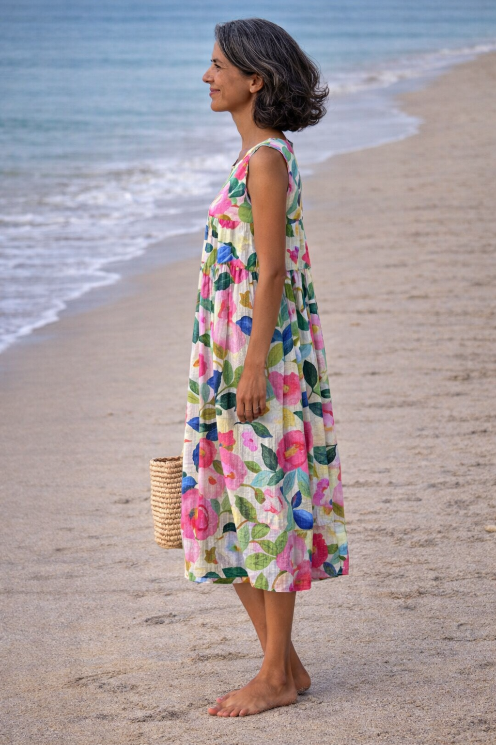 Ava | Colourful midi dress