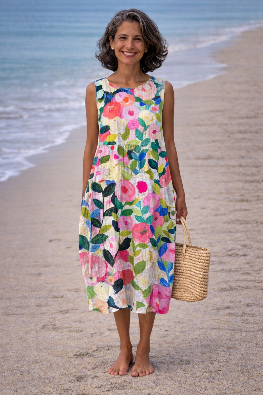 Ava | Colourful midi dress